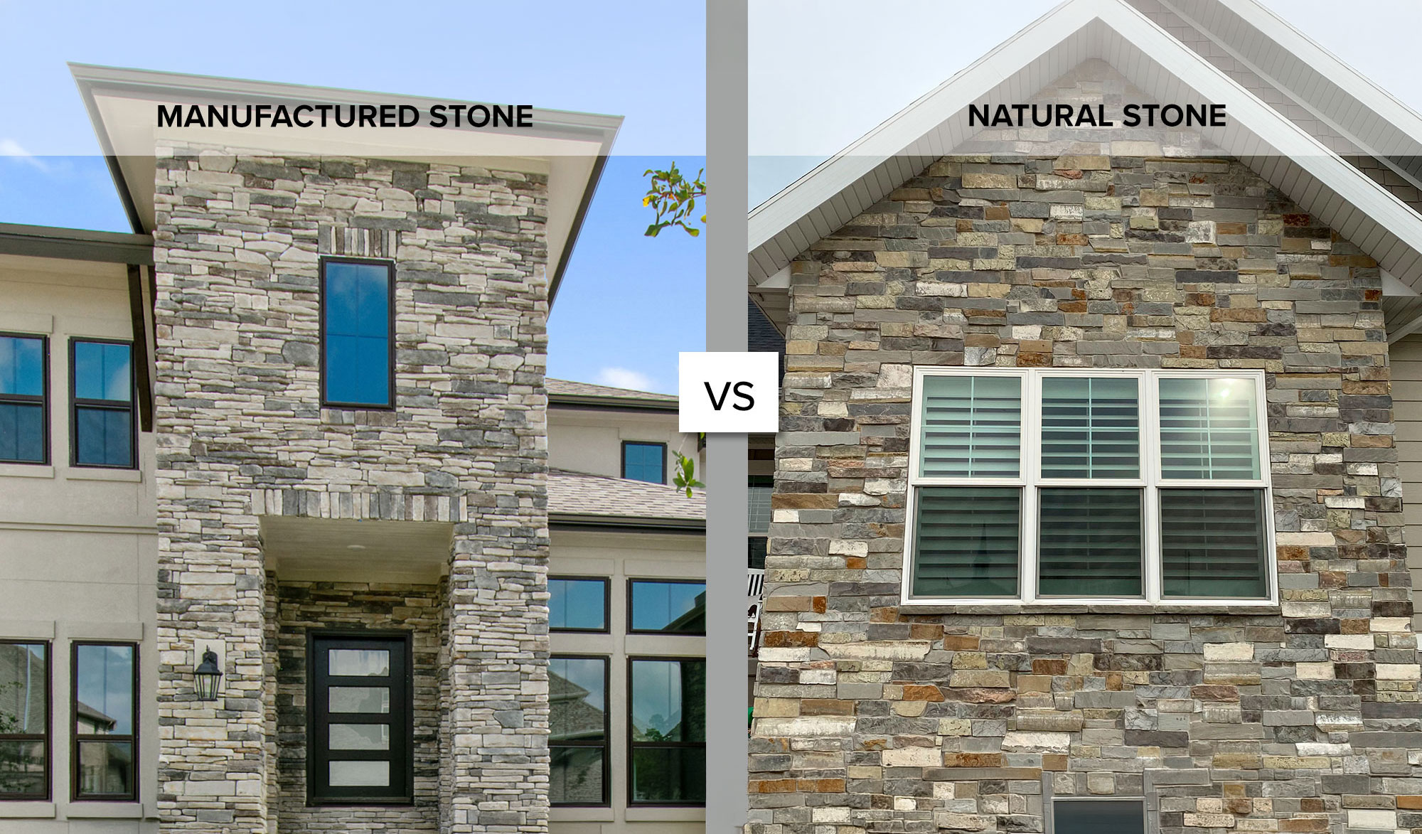Manufactured Stone vs. Natural Stone
